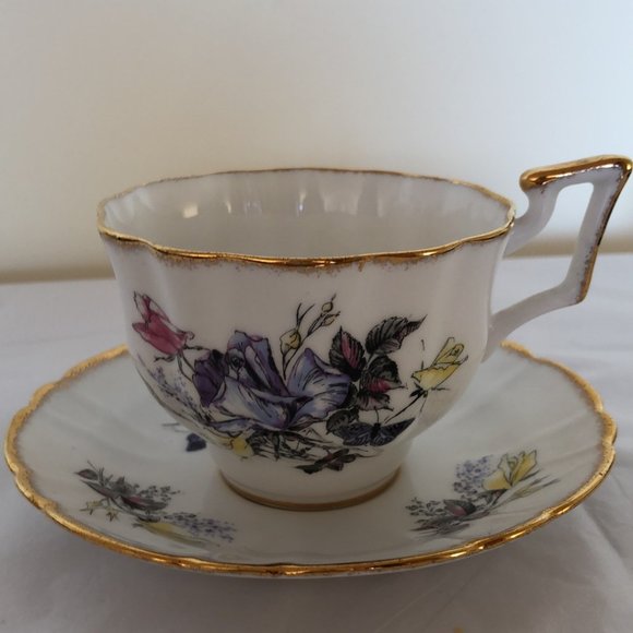 Salisbury English Bone China Other - SOLD SOLD SOLD Salisbury Gold Rim Cup & Saucer